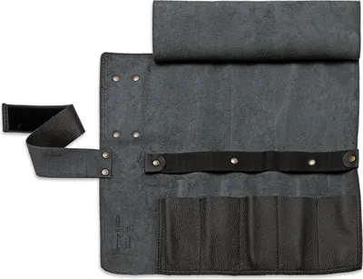 Immagine prodotto di F.DICK Leder Rolltasche ohne Bestückung schwarz, ausgerollt 47x45cm - 8106801-01