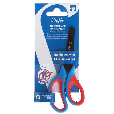 Produktbild von Laufer 87226, Kind, Gerader Schnitt, Einzelbild, Blau, Rot, Edelstahl, Universal