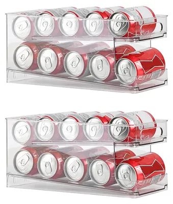 Zdjęcie produktu dla Uchwyty do puszek/półlitrowych butelek do lodówki - 2 sztuki