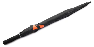 Produktbild von KTM Regenschirm XXL Ø132cm Stockschirm Schwarz mit Logo hochwertig stabil