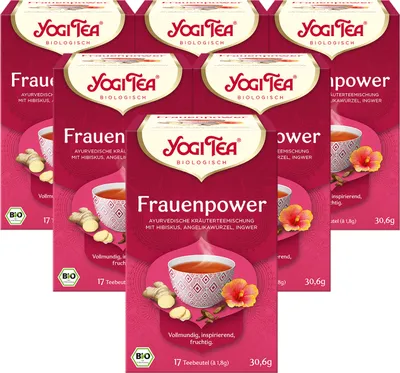 Produktbild von 6 x  YOGI TEA Frauenpower | 6 x 30,6g