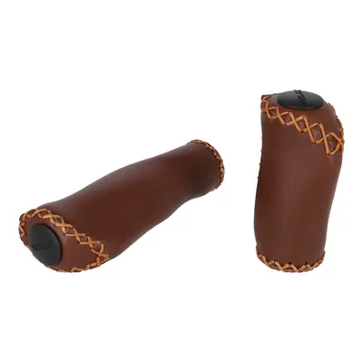 Obrázok produktu pre Gripy XLC GR-G11 135/92 mm, hnedé, kožený vzhľad
