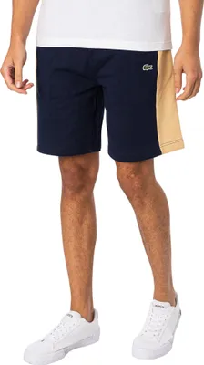 Produktbild von Lacoste Farbblock-Sweatshorts, Blau S