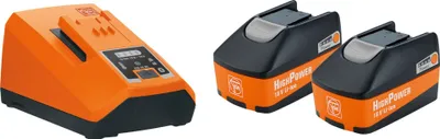 Zdjęcie produktu dla FEIN 92604325010, Zestaw bateria i ładowarka, Litowo-jonowa (Li-Ion), 5,2 Ah, 18 V, Fein, Czarny, Pomarańczowy