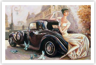 Produktbild von Poster - Poster ohne Rahmen - frau retro stil - 91,5x61 cm - Wand Bild - Wanddeko - Wandbilder - Kunstposter - Wandposter - Bilder - Kunstdruck - Wanddekoration - Wandbild - P2XAA91x61-3467