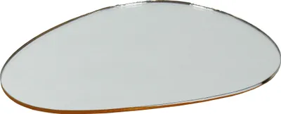Obrázek produktu pro Zrcadlové sklo, ledviny kulaté, vlevo, 117 x 82 mm