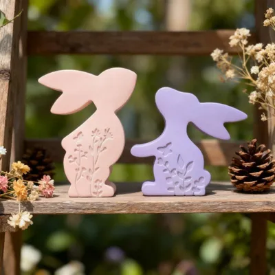 Produktbild von 2 Silikon-Osterhasenformen