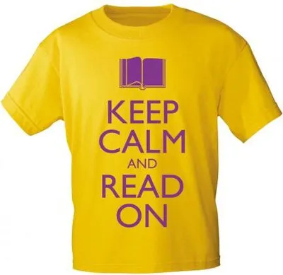 Produktbild von T-SHIRT uni mit Motivdruck - Keep Calm - 12903 - Gr. S-XXL Größe - L