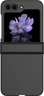 Zdjęcie produktu dla Pokrowiec König Design kompatybilny z Samsung Galaxy Z Flip5 5G - plastikowe, miękkie etui na telefon - czarny