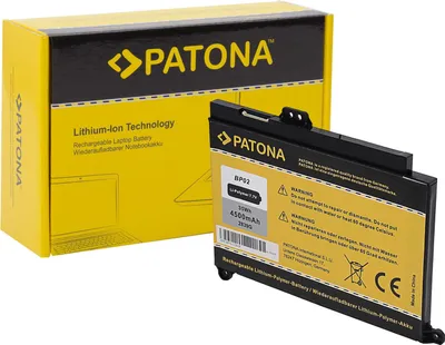 Image de Batterie PATONA pour ordinateur portable HP Pavilion 15, modèles BP02, BP02XL, compatibles avec les références 849569-421, 849569-541, 849569-542, 849909-850, 849569-543, BP02041XL, HSTNN-LB7H, HSTNN-UB7B