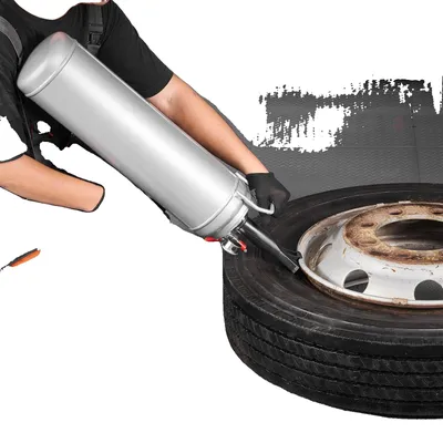 Immagine prodotto di VEVOR stallonatore per pneumatici 12 L strumento di gonfiaggio pneumatici ad aria compressa, gonfiatore di pneumatici portatile migliorato, 0,6-0,8 MPa per auto e-bike camper ATV argento