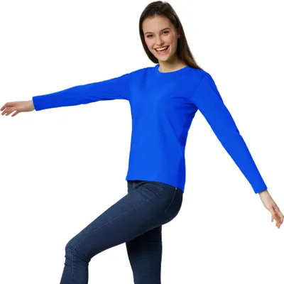 Produktbild von Langarm-Shirt Frauen - blau, S