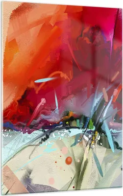 Produktbild von Bilder auf glas - Einteilig - Abstraktion modern - 50x70cm - Glasbilder - Wandbilder - Bilder - zum Aufhängen bereit - Wanddekoration aus Glas - Glas Bilder - Wandbild auf Glas - GPA50x70-4036
