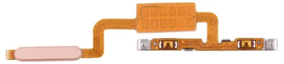 Image de Câble flexible pour le bouton d'alimentation et le volume de la Samsung Galaxy Tab S5e T725 (couleur or) - Pièce de rechange