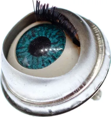 Produktbild von Auge Brosche Anstecknadel Miniblings Pin Mensch Medizin Halloween Puppenauge
