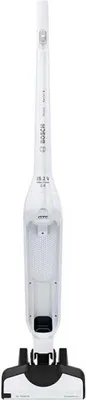 Produktbild von Bosch Serie 4 BBH32551, 2-in-1-Stabstaubsauger, Beutellos, Metallisch, Weiß, 0,4 l, Trocken, Filterung