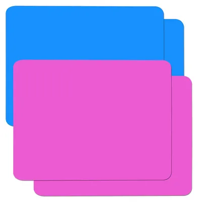 Productafbeelding van Grote siliconen mat, 4-delig, antiaanbaklaag, antislip, knutselmat, placemat voor huisdieren, 40 x 30 cm