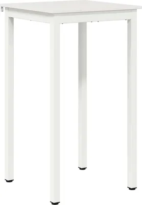 Zdjęcie produktu dla SYFAX™ Stół barowy Biały 60 x 60 x 105 cm Lite drewno sosnowe