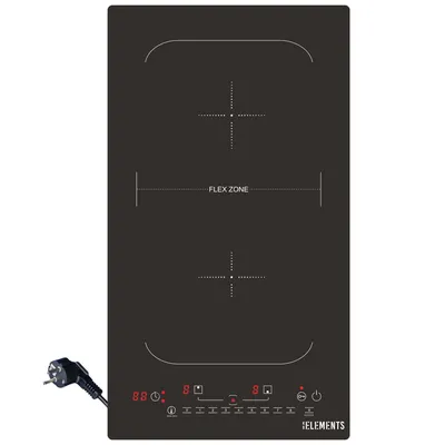 Produktbild von Induktionskochfeld 29 cm, 2 Kochfelder, EU Stecker, Warmhaltefunktion