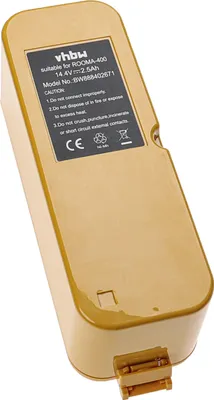 Produktbild von vhbw Akku kompatibel mit iRobot iTouchless AV002A, AV001A Saugroboter Gelb (2500 mAh, 14,4 V, NiMH)
