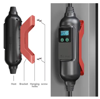 Obrázok produktu pre Nabíjací kábel pre elektromobil – 22 kW, s konektorom typu 2 a 5 metrovým káblom z TPU