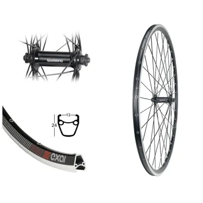 Produktbild von Race 28 Zoll Vorderrad 13-622 Rennrad XR3 Shimano HB-RS300 schwarz 28 Zoll 13mm