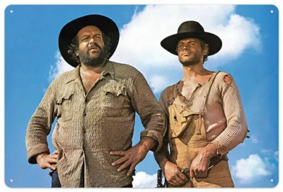 Obrázek produktu pro Bud Spencer & Terence Hill cínová cedule Blue Sky 20 x 30 cm