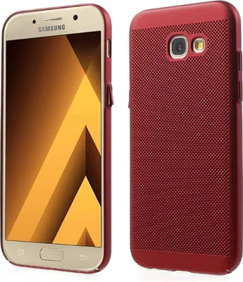 Produktbild von Handy Hülle für Samsung Galaxy A7 2017 Schutzhülle Case Tasche Cover Etui Rot