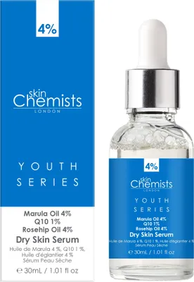 Produktbild von MARULAÖL 4% Q10 1% HAGEBUTTENÖL 4% Serum für trockene Haut 30 ml