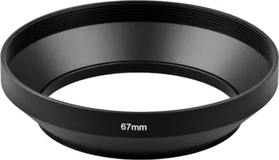 Produktbild von Weitwinkel Gegenlichtblende Aluminium 67mm Schraubgewinde Lens Hood