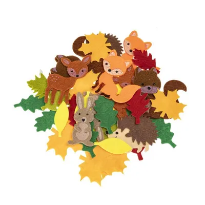 Produktbild von 35 Stück Herbst Filz-Aufkleber