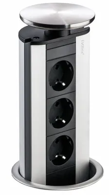 Image de Evoline®Port 2 acier inoxydable, couvercle acier inoxydable Boîte d'énergie