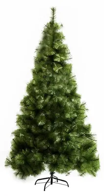 Immagine prodotto di Albero di Natale artificiale, altezza 210 cm, con supporto in metallo | Colore: verde | Dimensioni: 90x90x210 cm