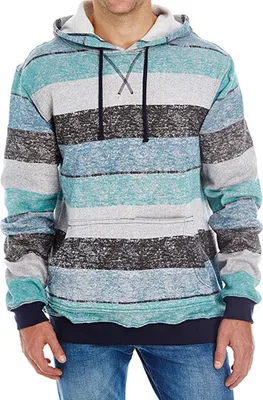 Zdjęcie produktu dla Burnside Printed Marl Pullover z nadrukiem w paski