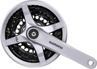 Produktbild von Shimano Tourney FCTY501 Kettenradgarnitur Kurbel 28-38-48 Zähne 175mm silber