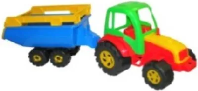 Image de bulldozer tracteur + remorque MASTER