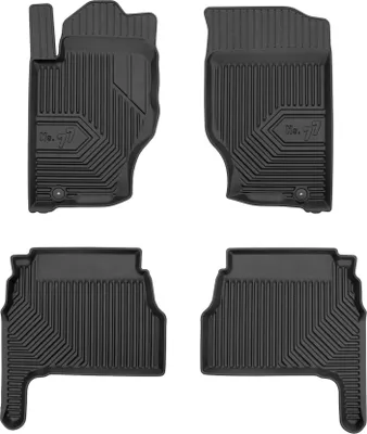 Produktbild von Fußmatten Gummimatten No.77 für Kia Sorento I 2002-2009 TPE Gummi Schwarz 4 tlg