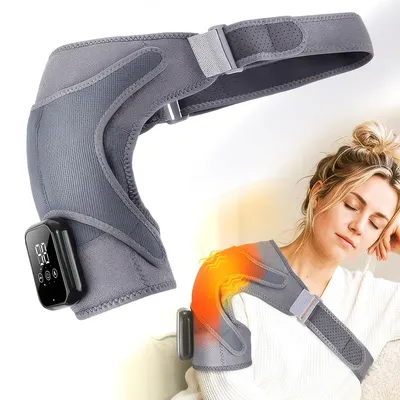 Produktbild von 3-in-1-Schultermassagegerät mit drei Massagefunktionen, langer Akkulaufzeit, kabellosem Design und verschiedenen Massageprogrammen