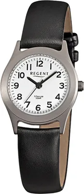 Immagine prodotto di Orologio da donna Regent in titanio F-871 quarzo bracciale nero D2URF871