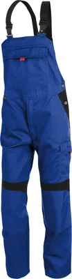 Produktbild von Kübler Latzhose kornblau/schwarz 65%Polyester/35%Baumwolle Gr. 46