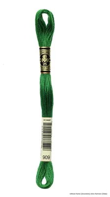 Produktbild von DMC Stickgarn Mouline Special 117mc - 909, 6-fädig, 8 Meter