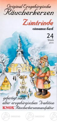 Obrázek produktu pro Vonné svíčky KNOX se skořicovou kůrou (24) ŠxVxH 65 x 120 x 22 mm NOVINKA