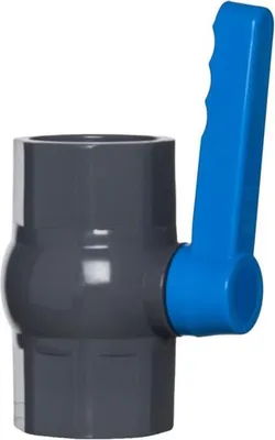 Image de Vanne à bille compacte en PVC-U, 2x collée, 32 mm