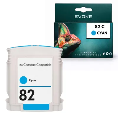 Immagine prodotto di Cartucce compatibili con la stampante HP 82 C C4911A, colore ciano, capacità 69 ml, compatibili con i modelli DesignJet 500, 500ps, 800, 800p, 815, 820, Immagine generata dall'IA