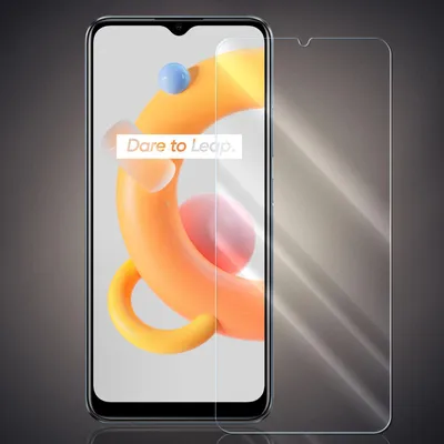 Produktbild von Panzer Folie für Realme C11 Echt Glas Displayschutzfolie Transparent Glasfolie 9H Härtegrad Schutzglasfolie