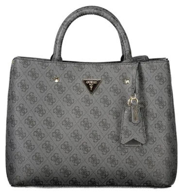 Produktbild von Stilvolle schwarze Damenhandtasche mit verstellbarem Schultergurt