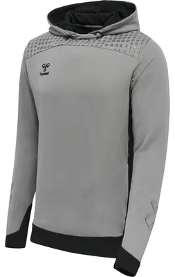 Zdjęcie produktu dla Bluza z kapturem Hummel Hmllead Poly - szary melanż, rozmiar: 3XL