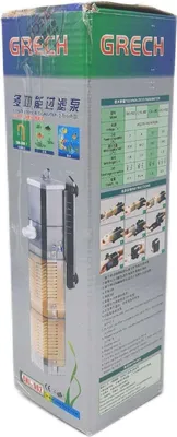 Immagine prodotto di LONDAFISH Filtro per acquario 3 in 1 - Pompa sommersa per acquario - Pompa dell'acqua per acquario 8W 20W 25W (CHJ-902 / 8W)