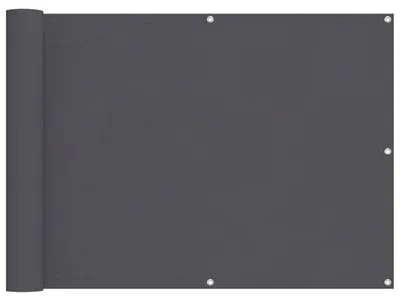 Produktbild von vidaXL Balkonsichtschutz Oxfordgewebe 90x400 cm Anthrazit