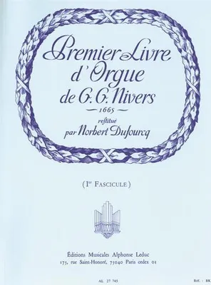 Produktbild von Premier livre d'orgue vol.1(1665)